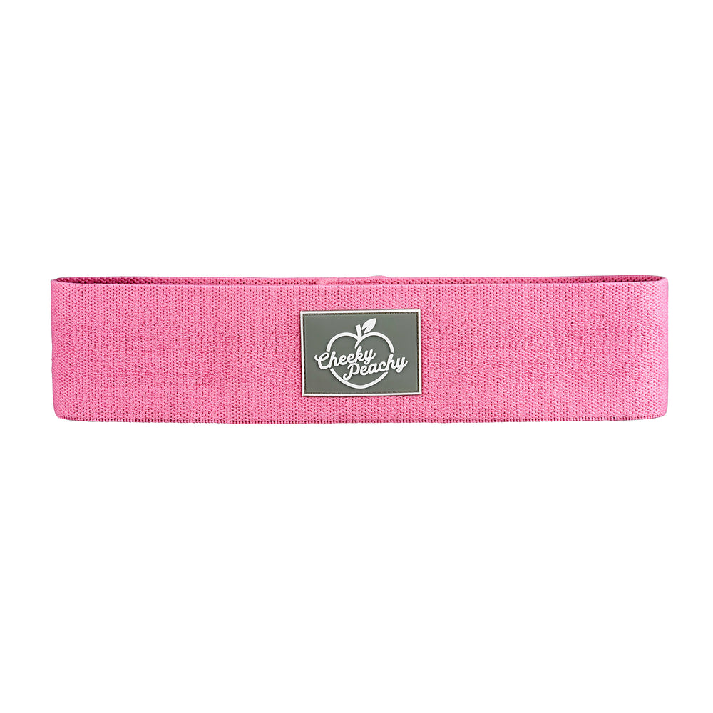 Medium (Heavy Resistance) Cheeky Peachy Fabric Resistance Band (PINK)