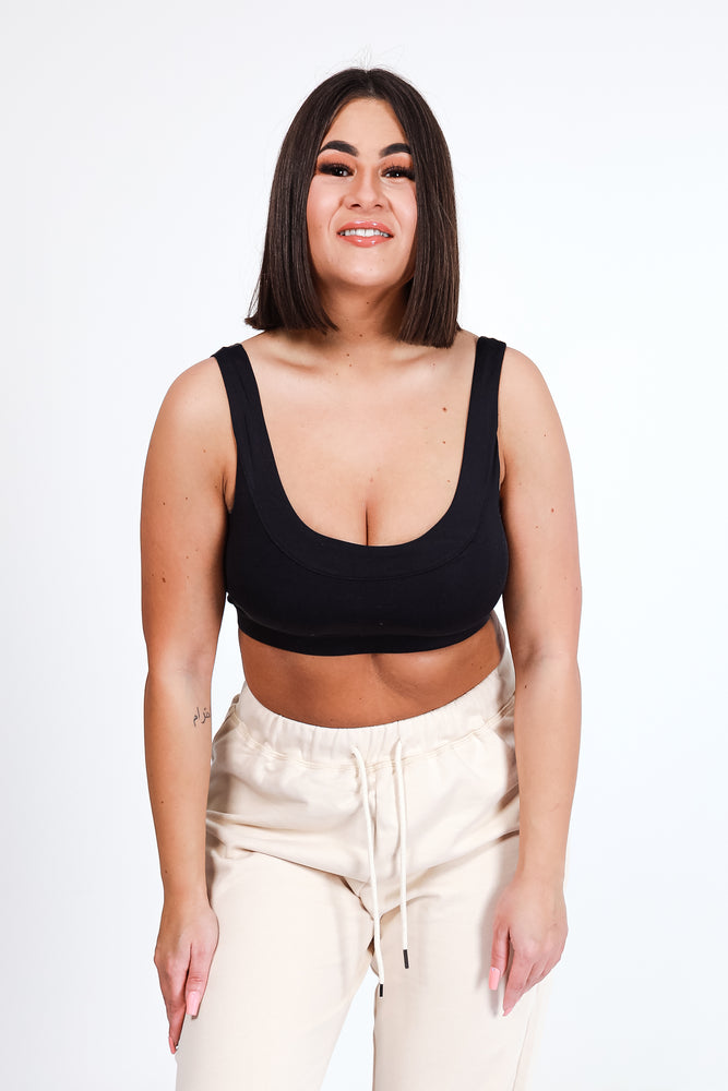 Base Leisure Bra - Black
