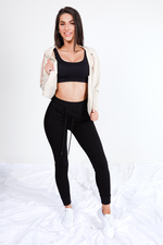 Souf Crop Jacket - Stone