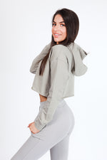 Itty Crop - Khaki Green