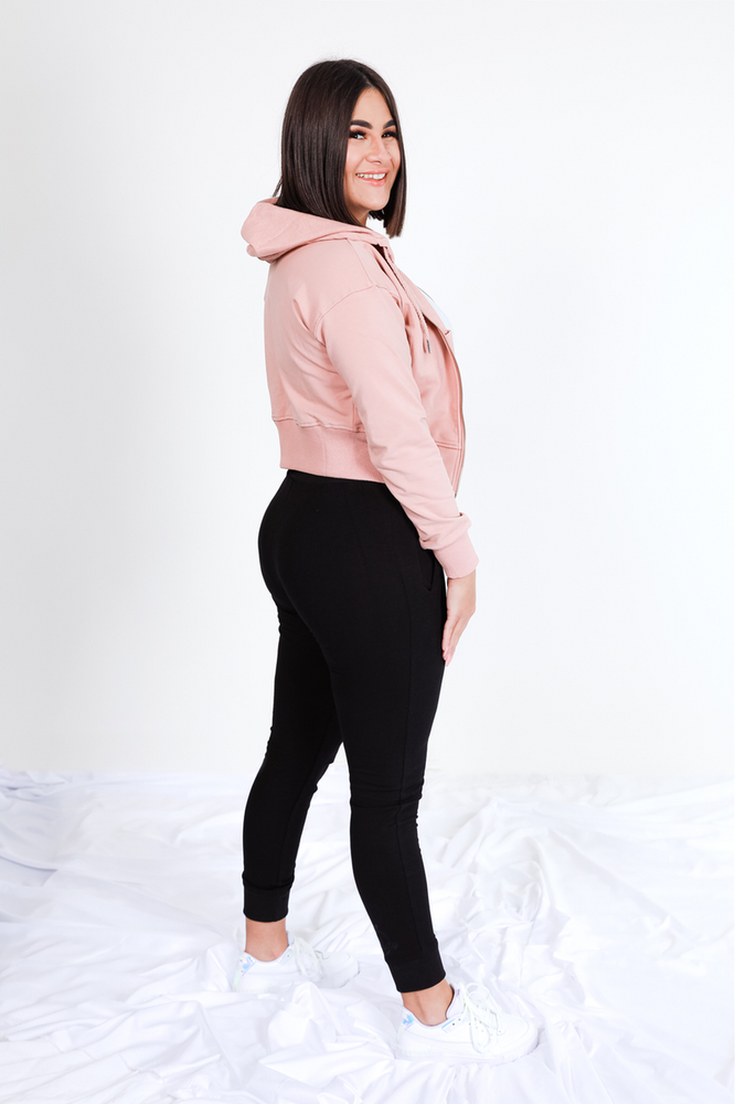 Souf Crop Jacket - Dusty Pink