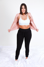 Souf Crop Jacket - Dusty Pink