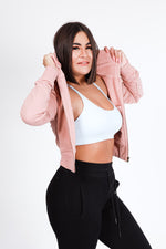 Souf Crop Jacket - Dusty Pink