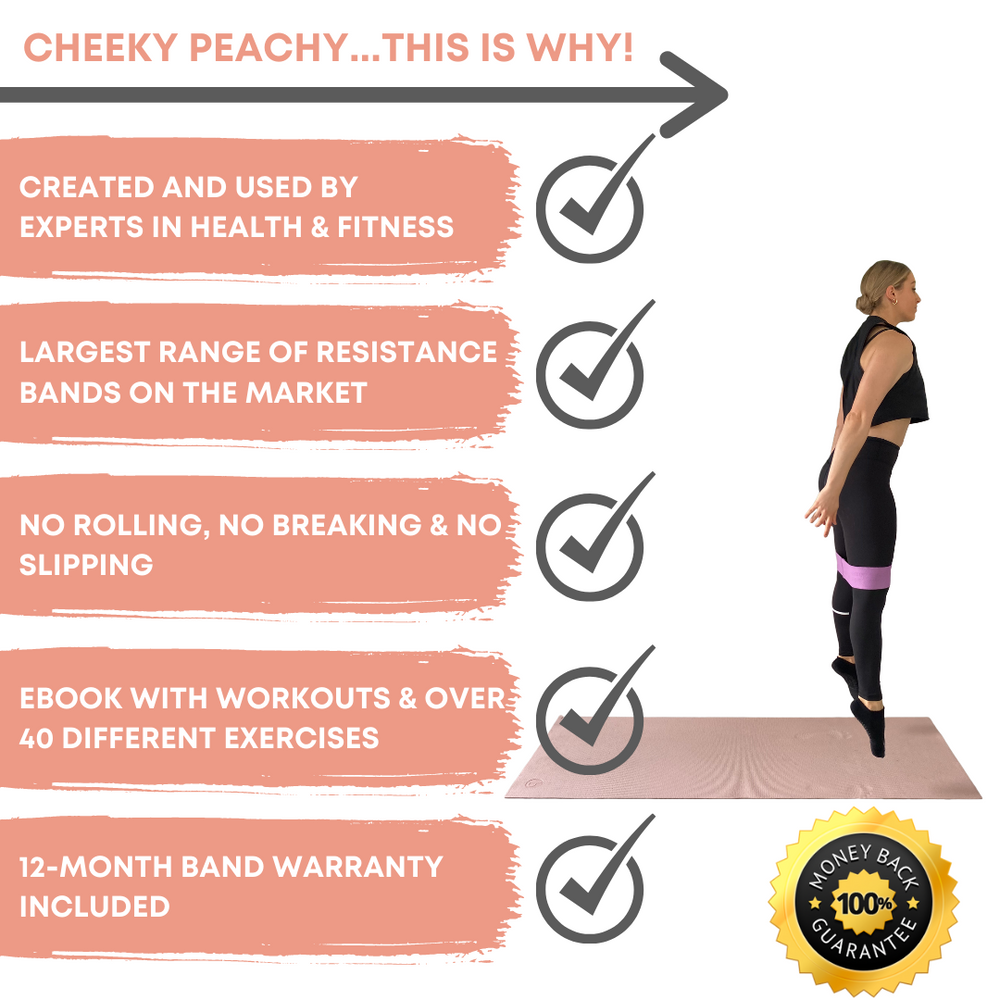 Advanced Fabric Resistance Booty Band Bundle (Gym & Home Workouts) + FREE Workout eBook
