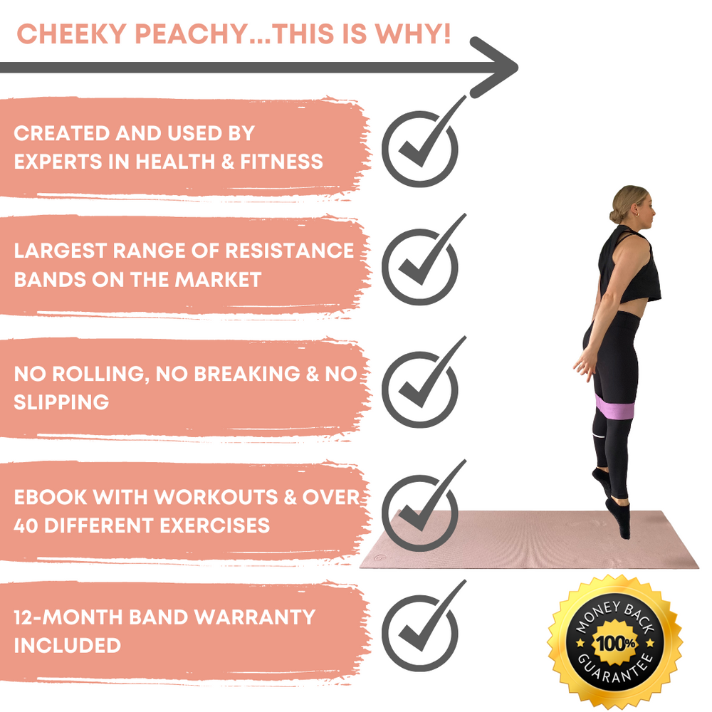 Essential Fabric Resistance Booty Band Bundle (Gym & Home Workouts) + FREE Workout eBook